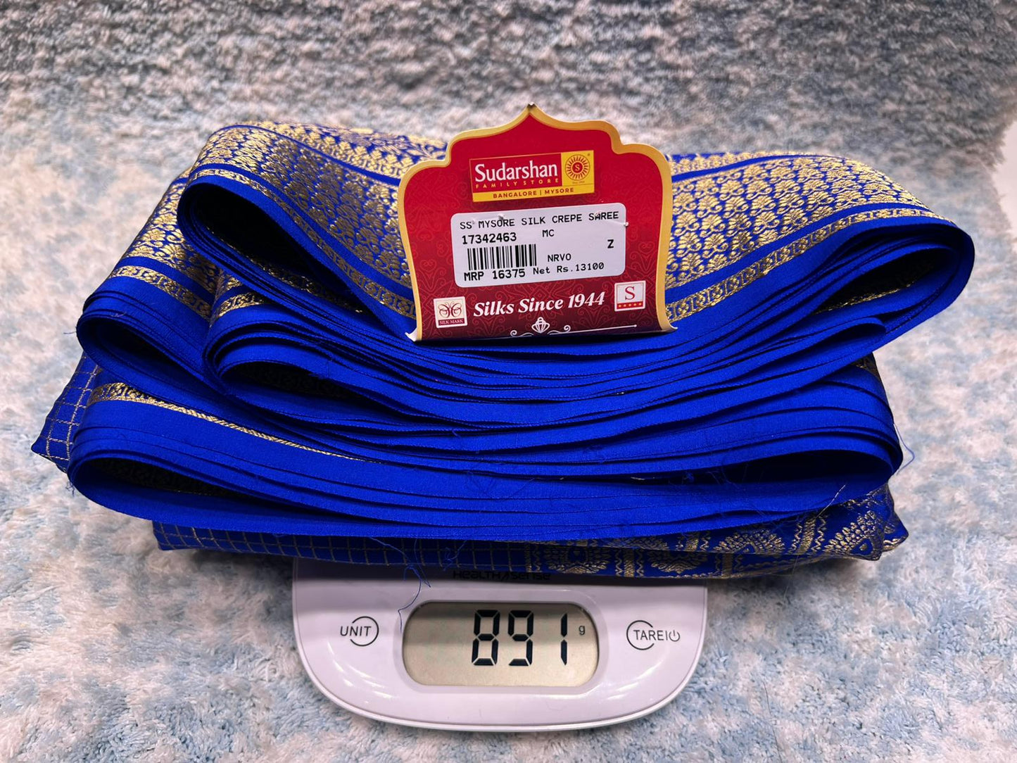 Pure Mysore Silk Saree.