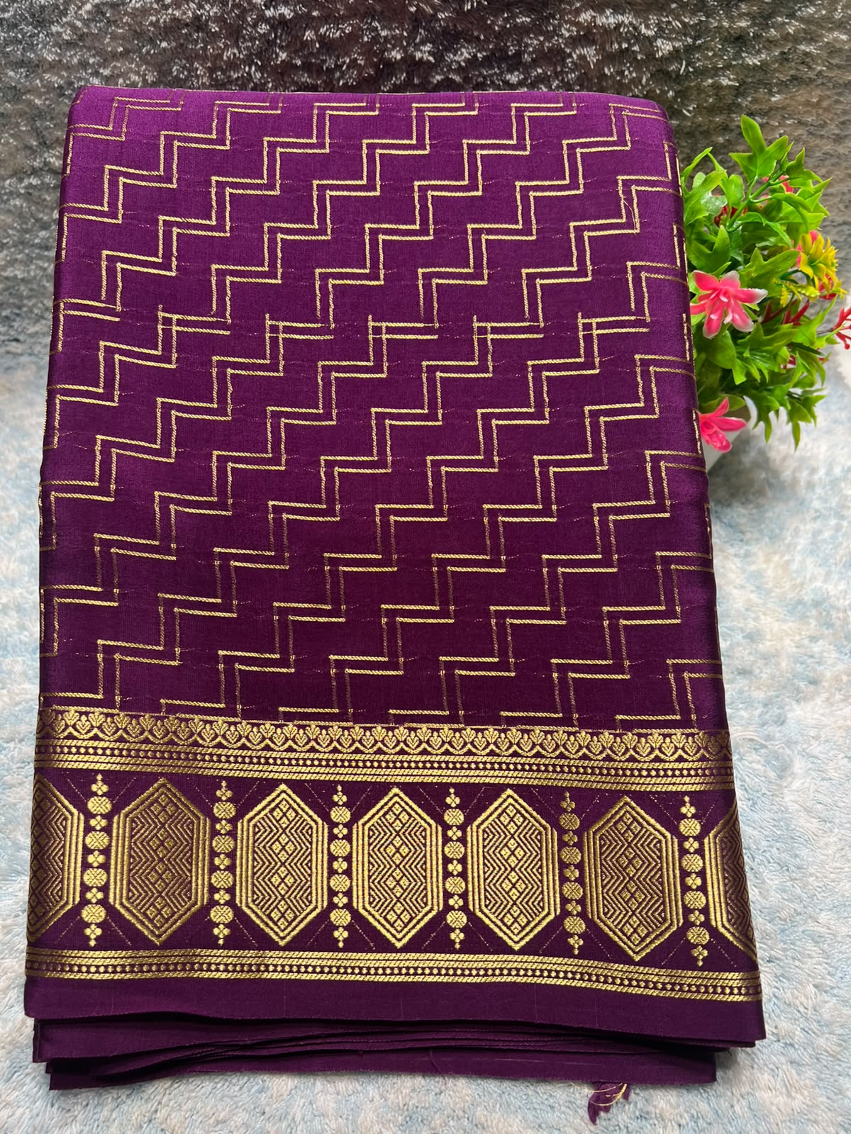 Pure Mysore Silk Saree.