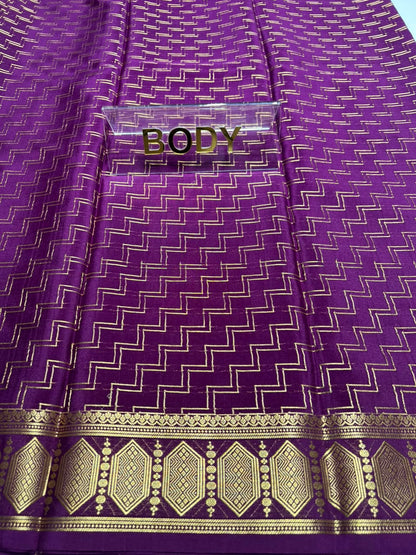 Pure Mysore Silk Saree.