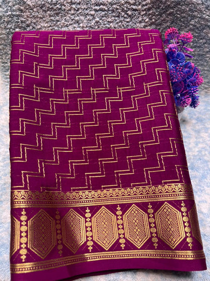 Pure Mysore Silk Saree.