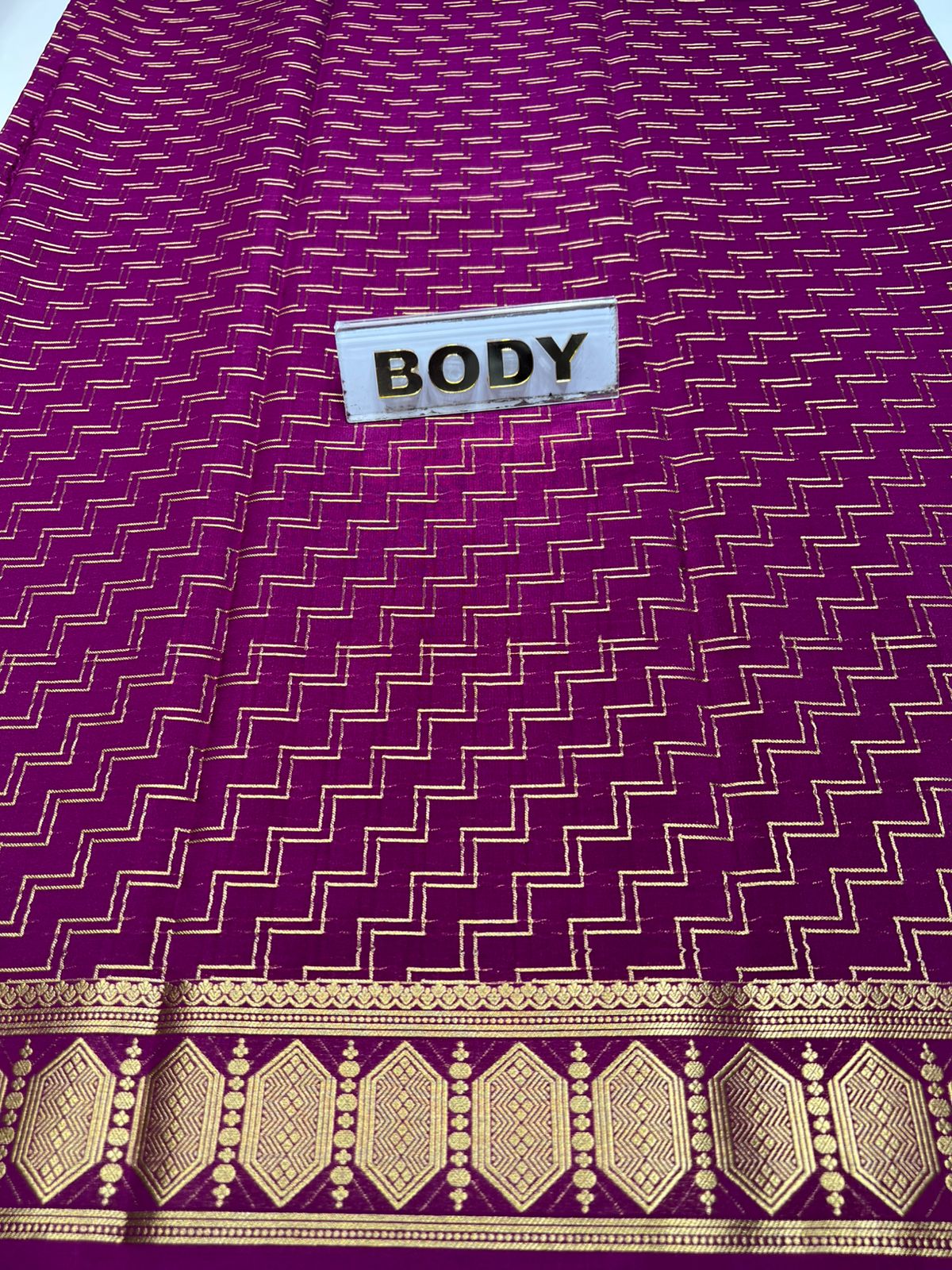 Pure Mysore Silk Saree.