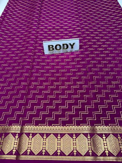 Pure Mysore Silk Saree.