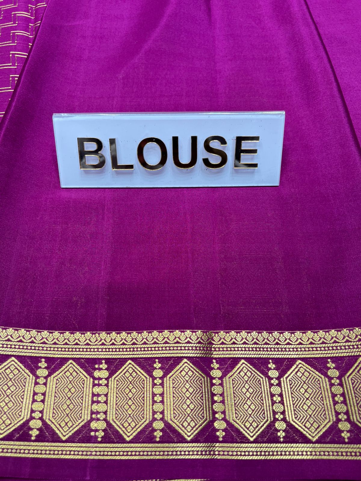 Pure Mysore Silk Saree.