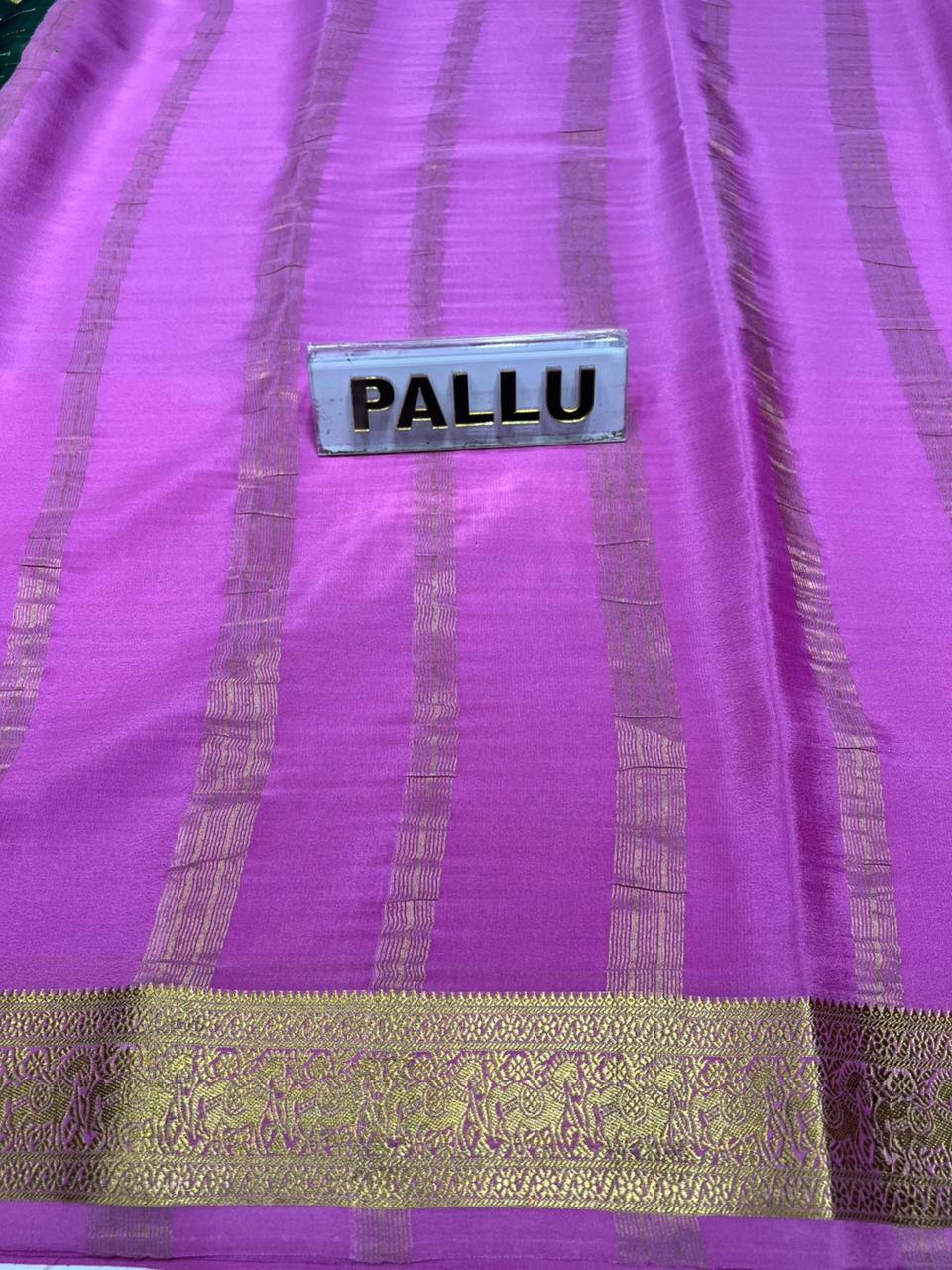 Pure Mysore Silk Saree.