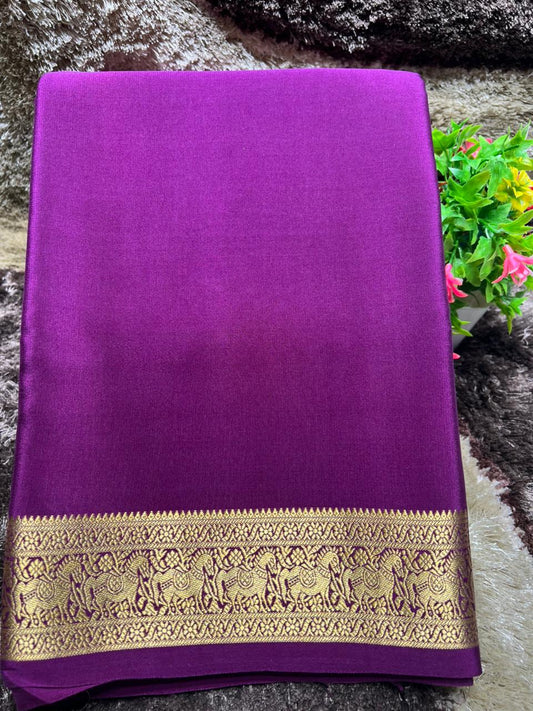 Pure Mysore Silk Saree.