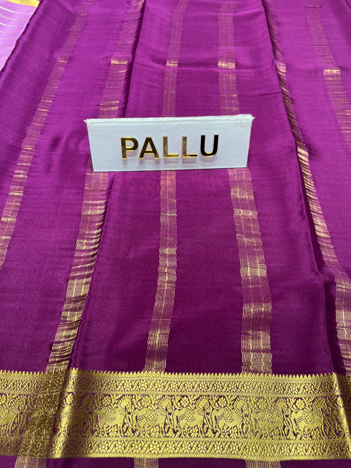 Pure Mysore Silk Saree.