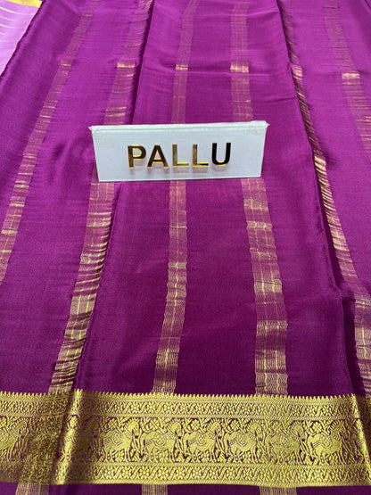 Pure Mysore Silk Saree.