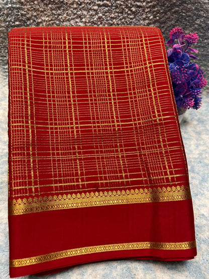 Pure Mysore Silk Saree.