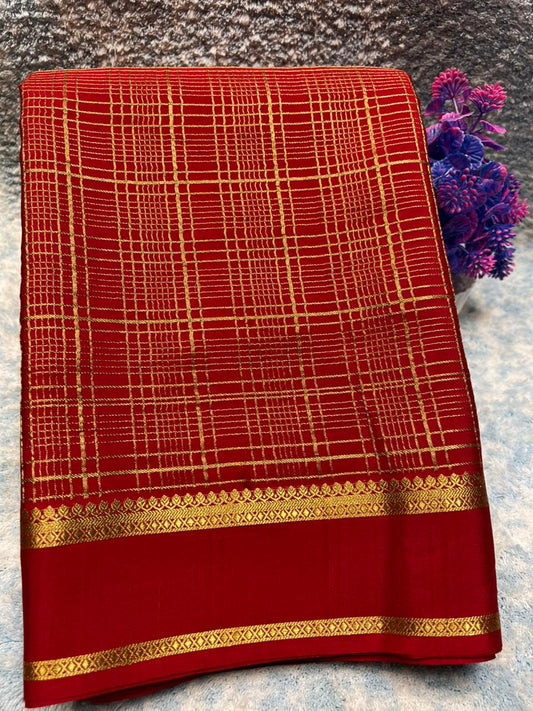 Pure Mysore Silk Saree.