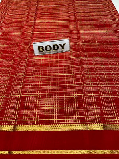 Pure Mysore Silk Saree.