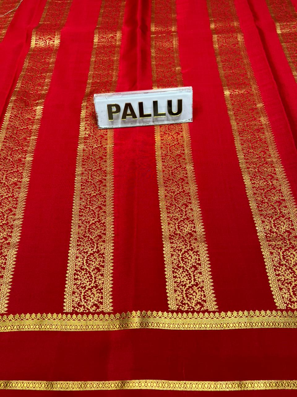 Pure Mysore Silk Saree.