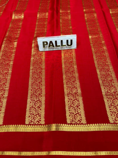 Pure Mysore Silk Saree.