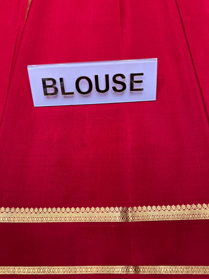 Pure Mysore Silk Saree.