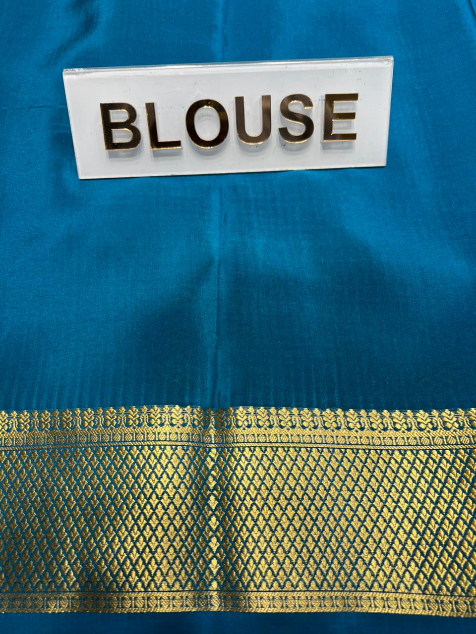 Pure Mysore Silk Saree.