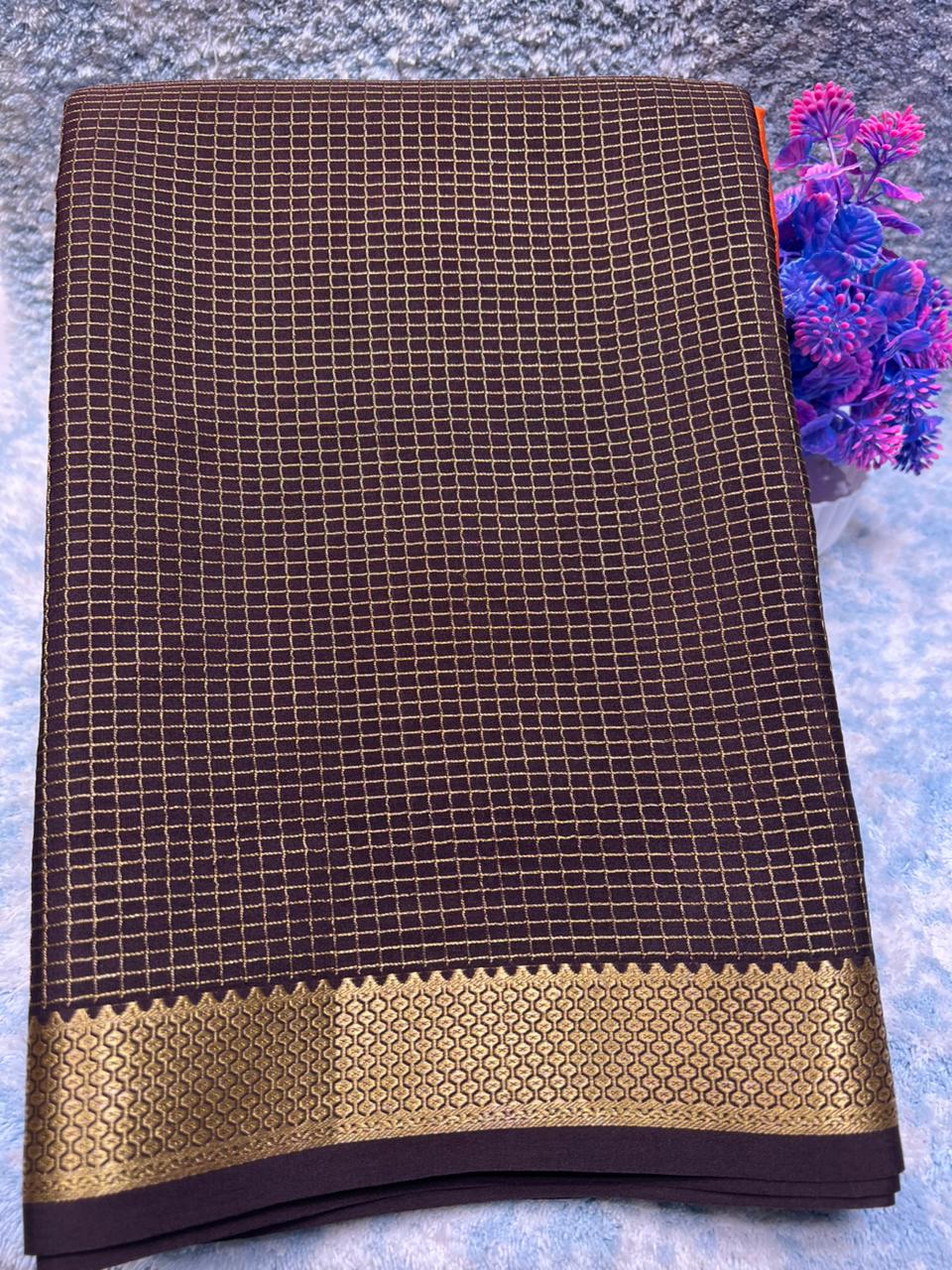 Pure Mysore Silk Saree.