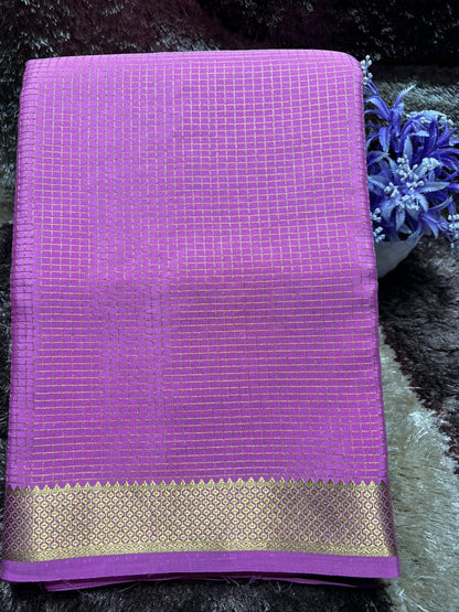 Pure Mysore Silk Saree.