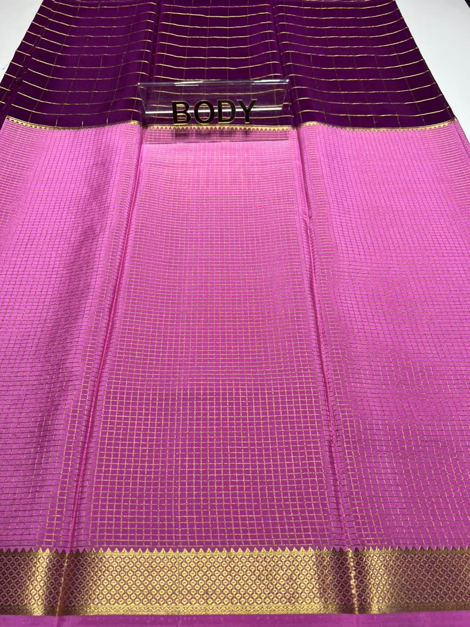 Pure Mysore Silk Saree.