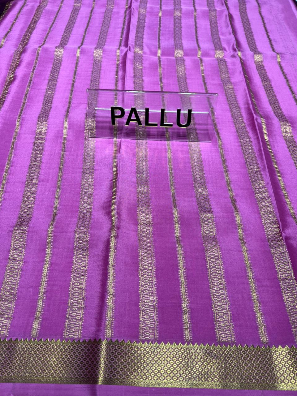 Pure Mysore Silk Saree.