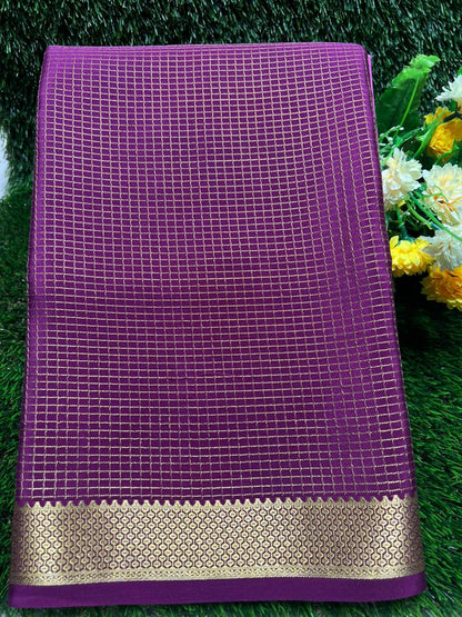 Pure Mysore Silk Saree.