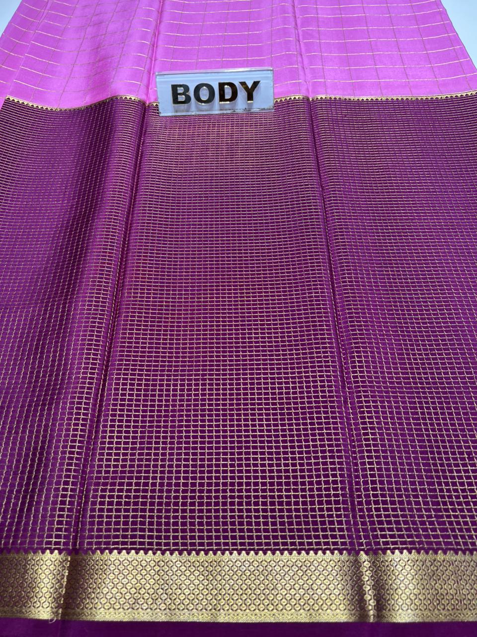 Pure Mysore Silk Saree.