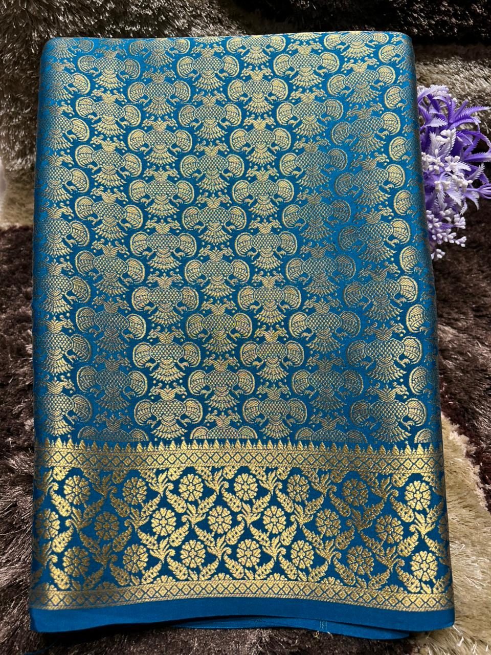 Pure Mysore Silk Saree.
