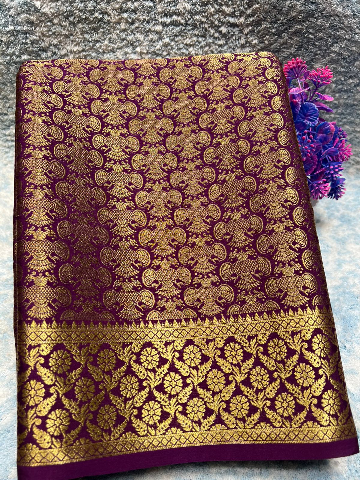 Pure Mysore Silk Saree.