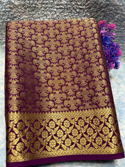 Pure Mysore Silk Saree.