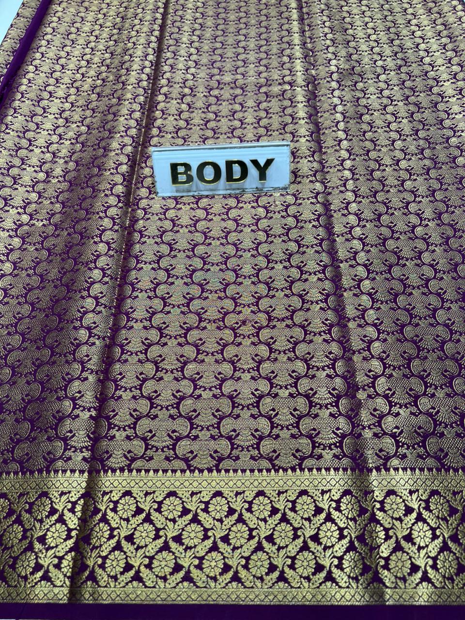 Pure Mysore Silk Saree.