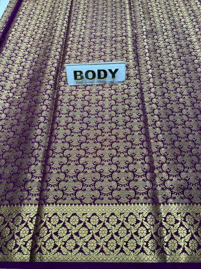 Pure Mysore Silk Saree.