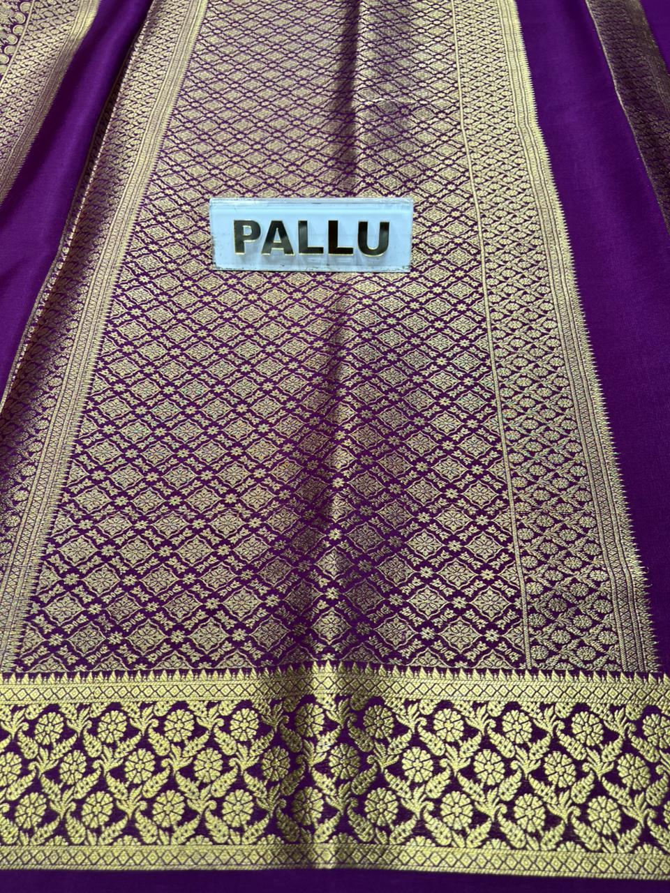 Pure Mysore Silk Saree.