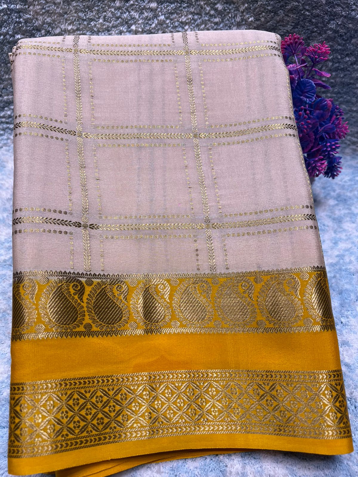 Pure Mysore Silk Saree.