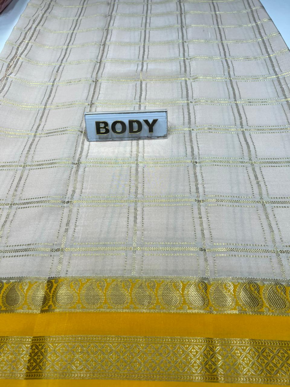 Pure Mysore Silk Saree.