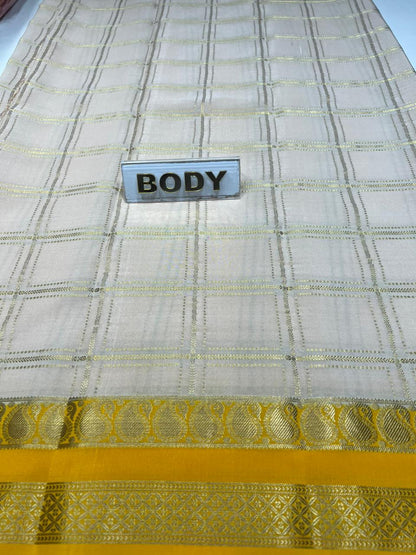 Pure Mysore Silk Saree.