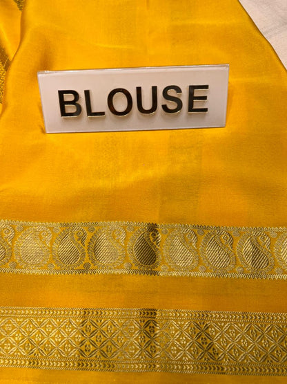 Pure Mysore Silk Saree.