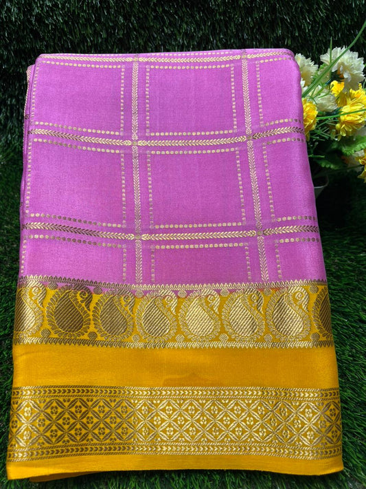 Pure Mysore Silk Saree.