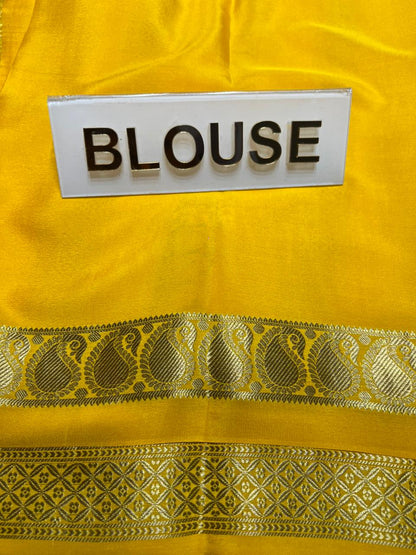 Pure Mysore Silk Saree.