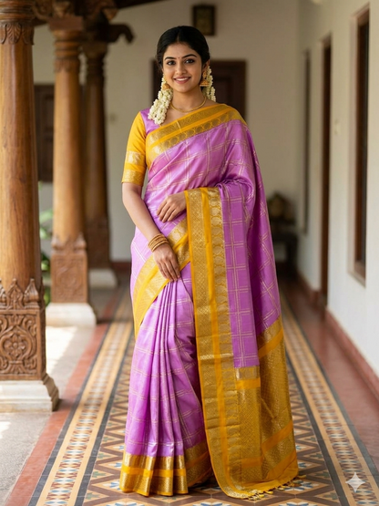 Pure Mysore Silk Saree.