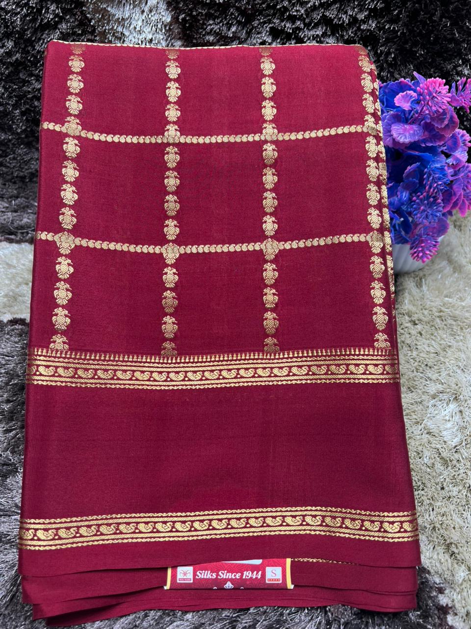 Pure Mysore Silk Saree.