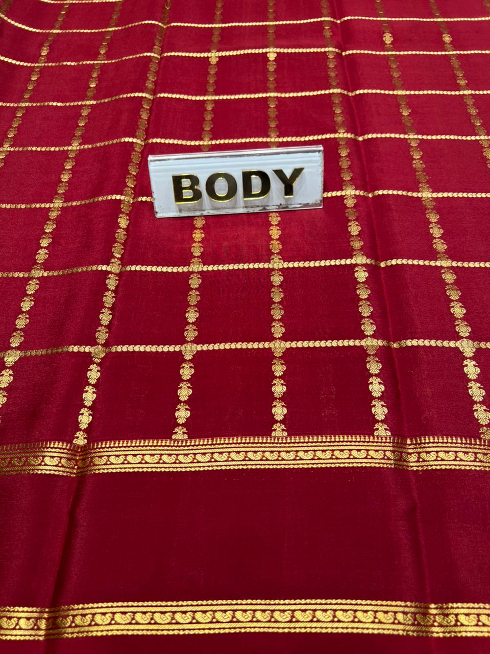 Pure Mysore Silk Saree.