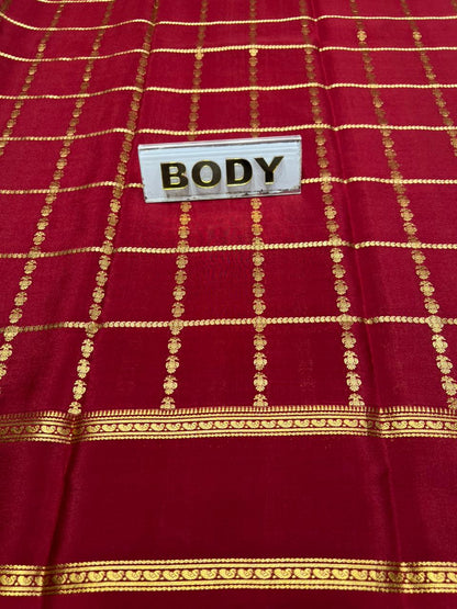 Pure Mysore Silk Saree.