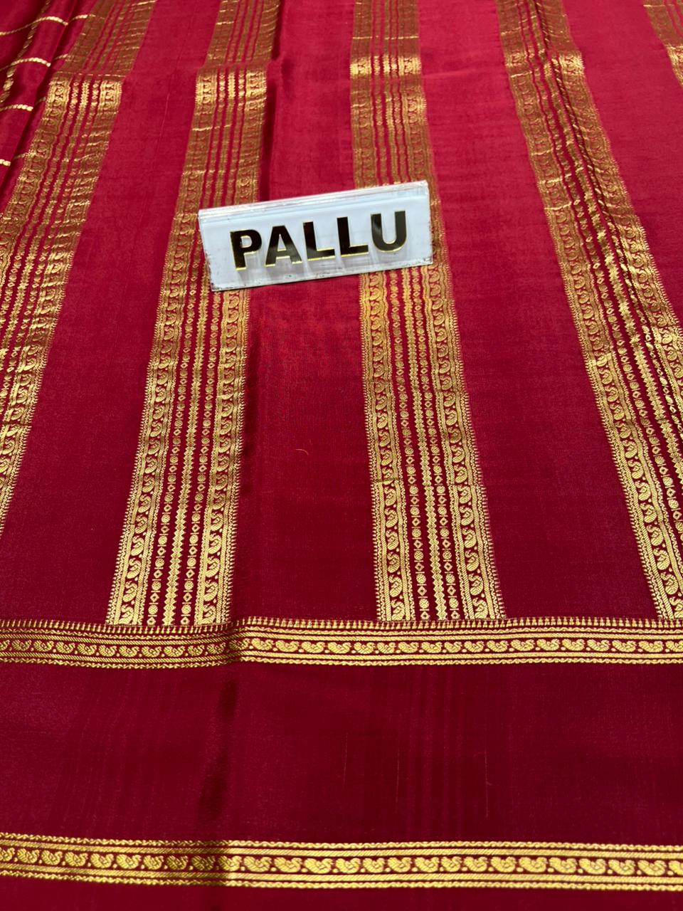 Pure Mysore Silk Saree.