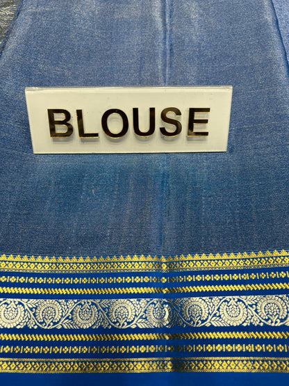 Pure Mysore Silk Saree.