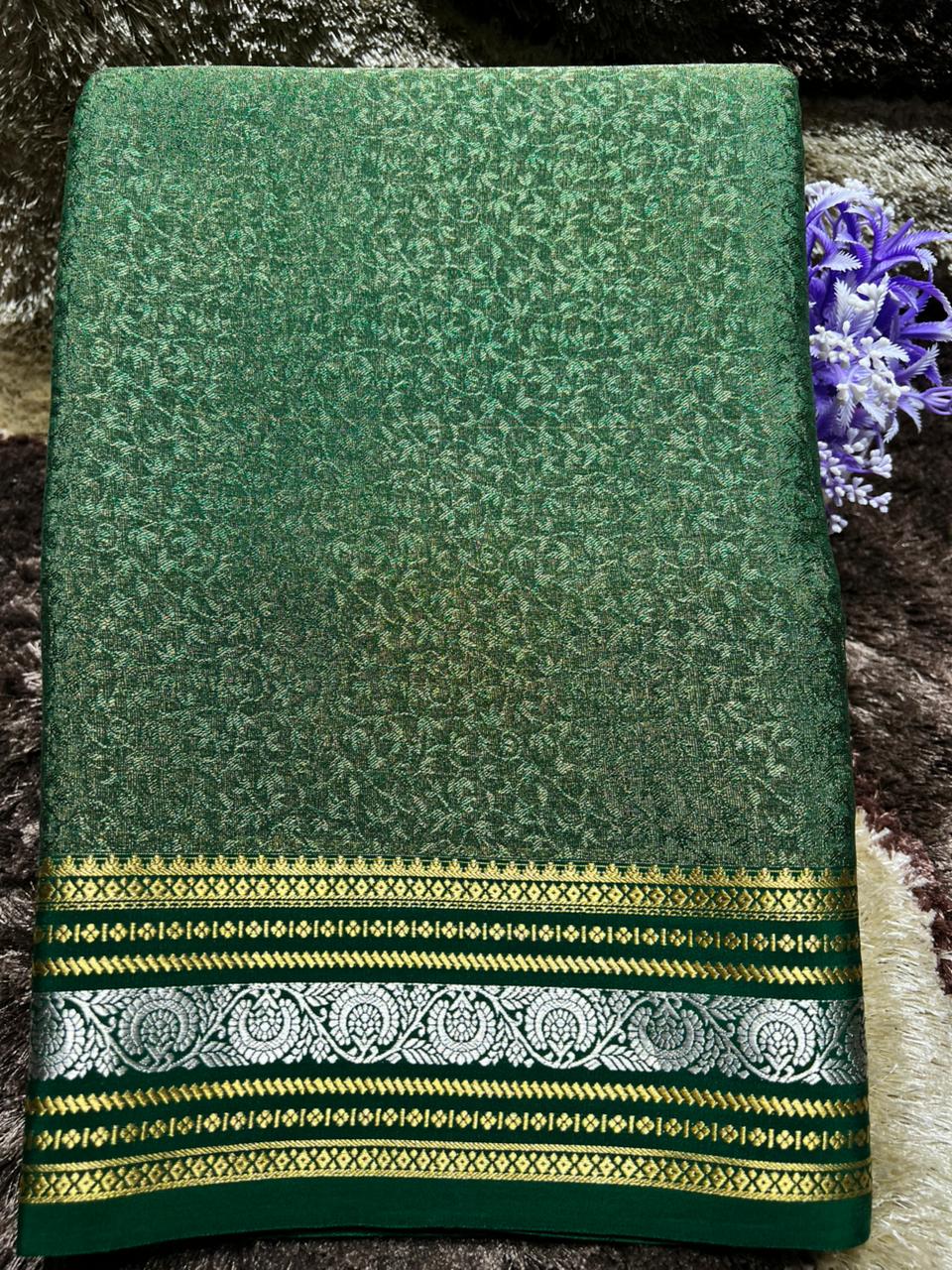 Pure Mysore Silk Saree.