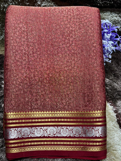 Pure Mysore Silk Saree.