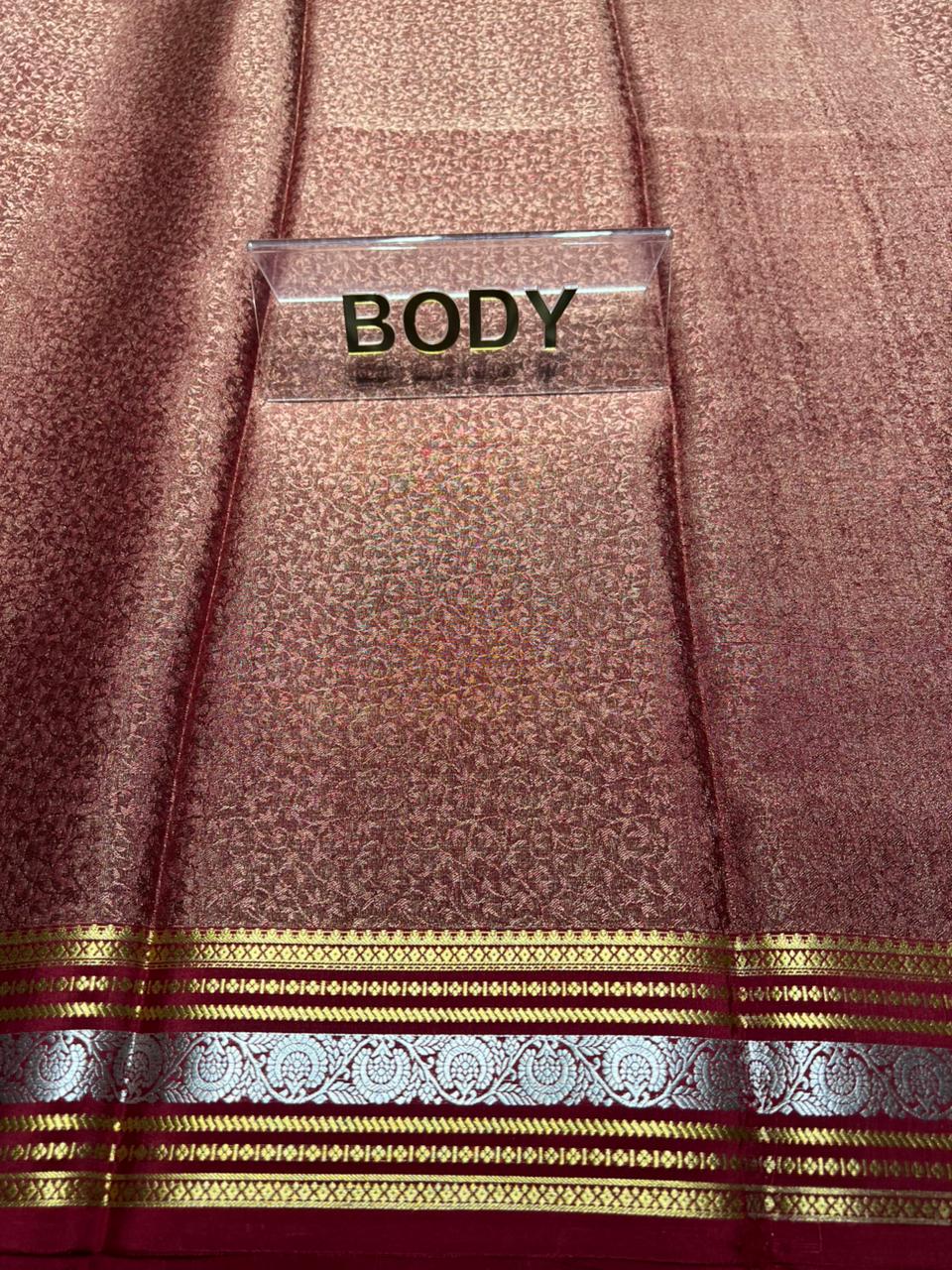 Pure Mysore Silk Saree.