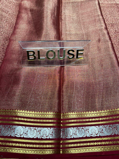 Pure Mysore Silk Saree.