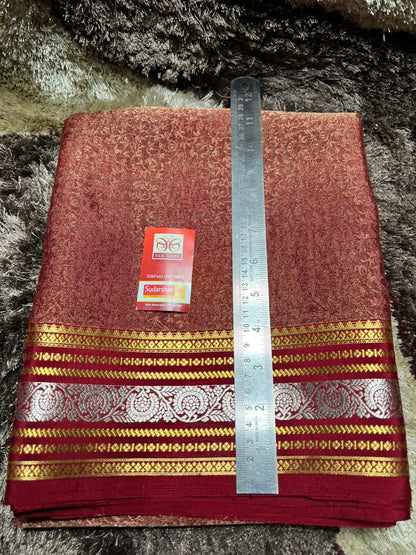 Pure Mysore Silk Saree.
