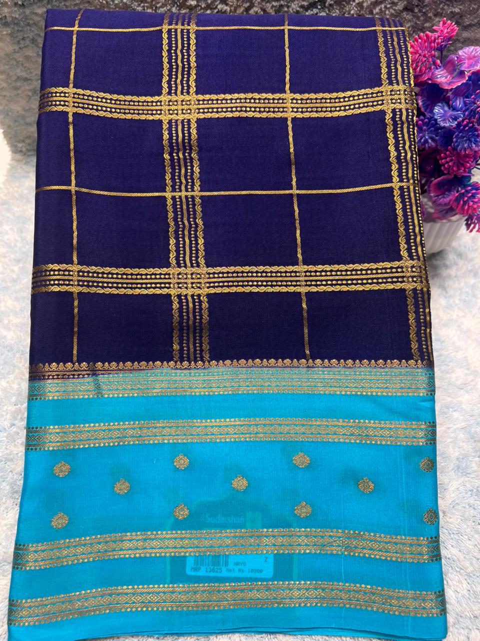 Pure Mysore Silk Saree.