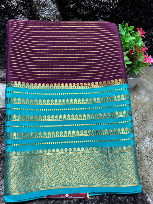 Pure Mysore Silk Saree.