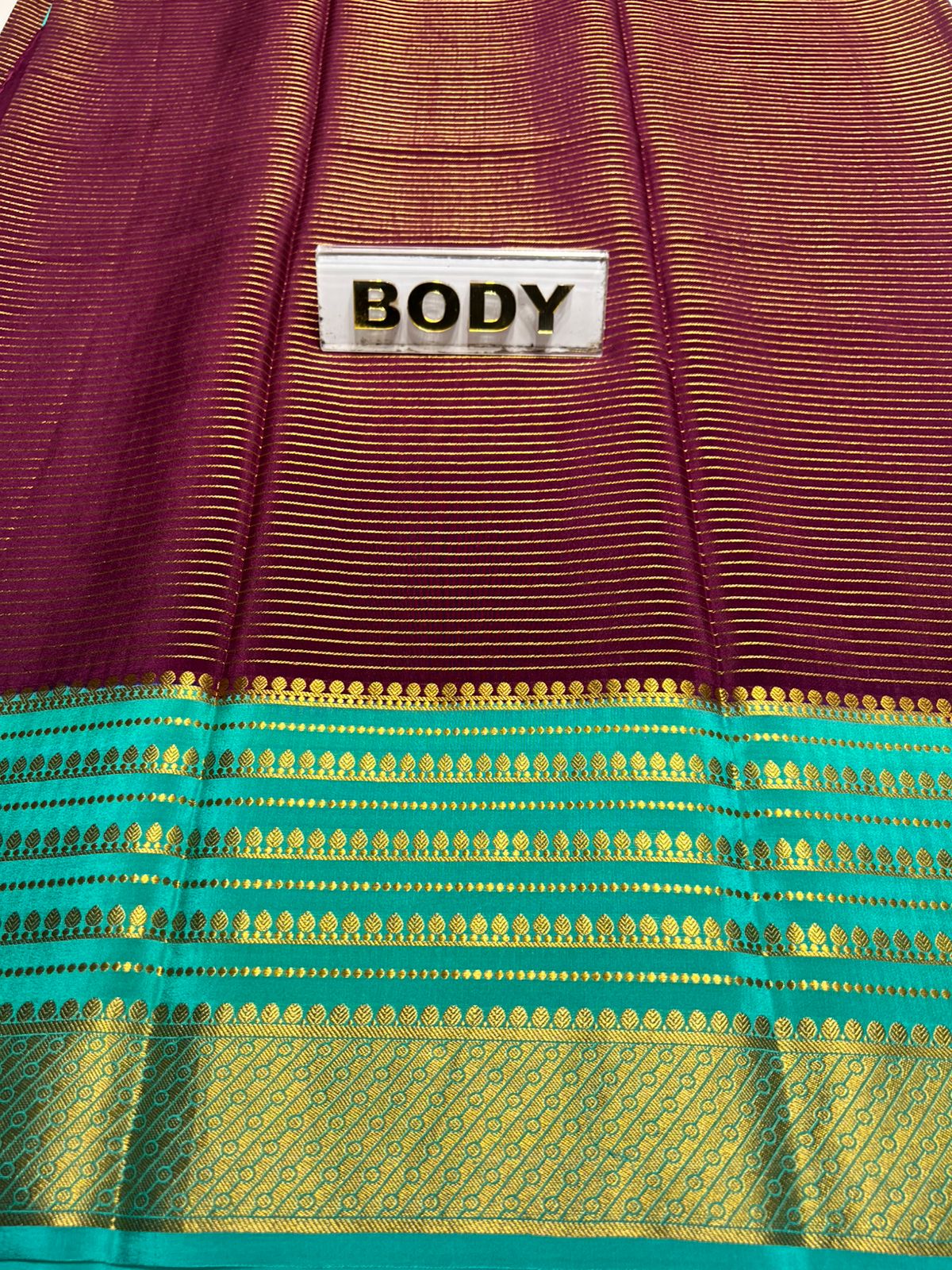 Pure Mysore Silk Saree.